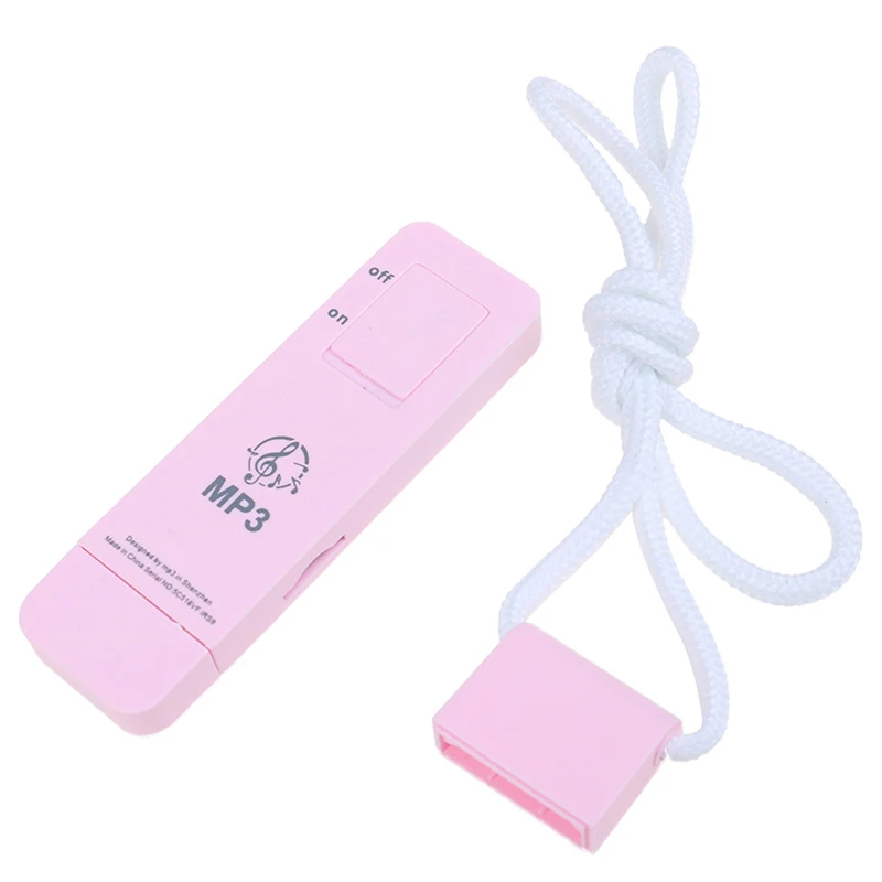 USB Встроенный карта MP3 плеер U диск Mp3 плеер репродуктор de музыки без потери качества звука музыкальный медиа MP3 плеер Поддержка Micro TF карты - Цвет: Розовый