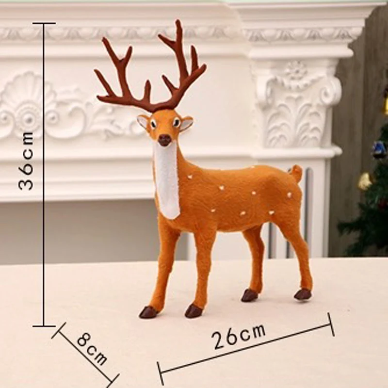 36 cm Elk Реквизит для фотосъемки новорожденных Рождество тема фон для фото ребенка для студийной съемки Корзина Аксессуары Рождественский фон fotoshooting реквизит - Цвет: 36 cm Elk