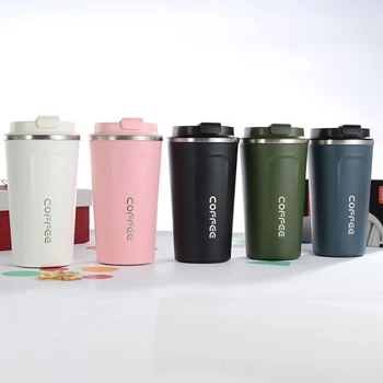 

510ml/380ml Stainless Steel Thermos Coffee Cup Portable Car Thermos Travel Mug Thermos Gift Thermos