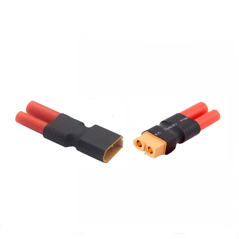 2 Pcs HXT 4.0mm-Deans T 플러그 XT60 XT90 EC3 EC5 TRX 남성 여성 커넥터 어댑터 FPV RC Lipo 배터리 용 4.0mm 4mm 총알