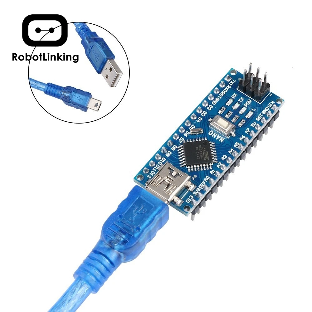 Плата микроконтроллера для Arduino Nano V3.0 плата ATmega328P 5 в 16 м с USB кабелем (Nano x +