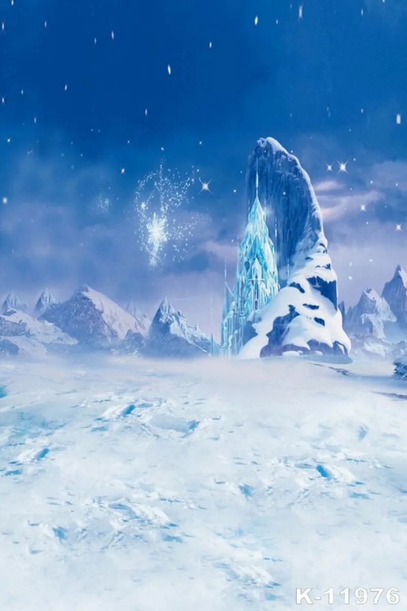 

Frozen Backdrop Winter Snow Photography Backdrops Solid Color Backgrounds for Photo Studio Vinyl Cloth Photography Accessories