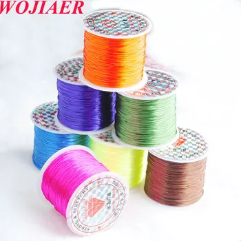 

Mixed color wholesale 7PCS/Lot Stretch Elastic Bead Cord Thread String 45m WOJIAER PCBH300