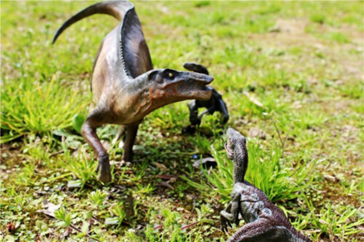 PNSO Shantungosaurus динозавр модель фигурки животных коллектор Декор подарок детская игрушка
