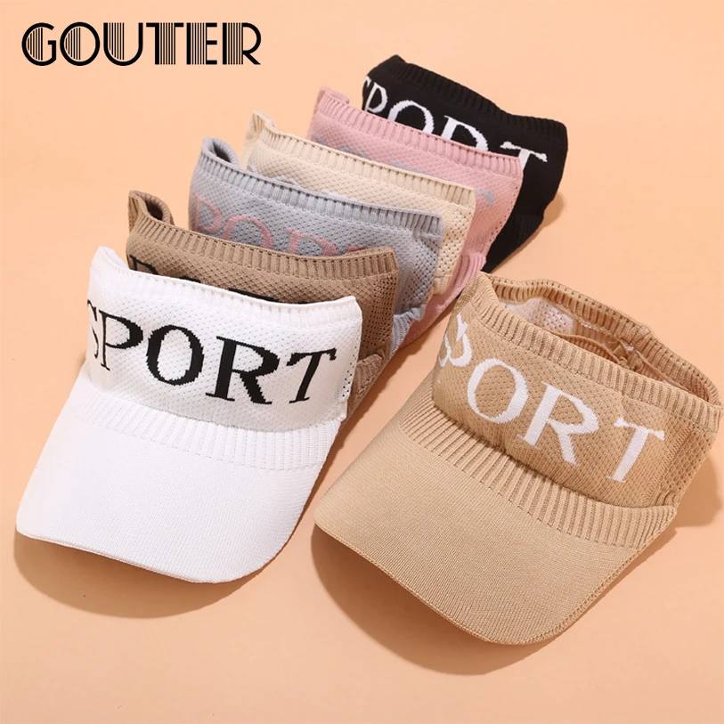 GOUTER Спорт на открытом воздухе вязаная шапка для Женский хвостик бейсболка
