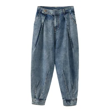 Fp6161-1, новинка, Осень-зима, женские модные повседневные джинсовые штаны, утолщенные хлопковые Рваные Джинсы бойфренда для женщин, женские джинсы