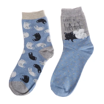 

Animals Lovely Cartoon Cotton Dot Stripe Colorful Creative Harajuku Floor Socks Q6PB