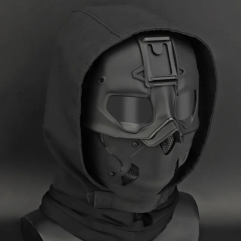Multi-Function Tactical Full Face Wild Mask with Night Vision Compatibility for Cosplay and Party Props