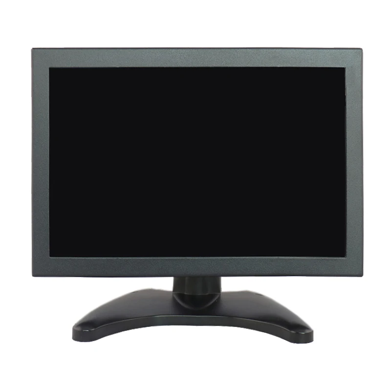 10.1 인치 와이드 스크린 터치 모니터 1280x800 Lcd, 저항성 터치 모니터 AV, BNC, VGA, HDMI 인터페이스, 공장 가격