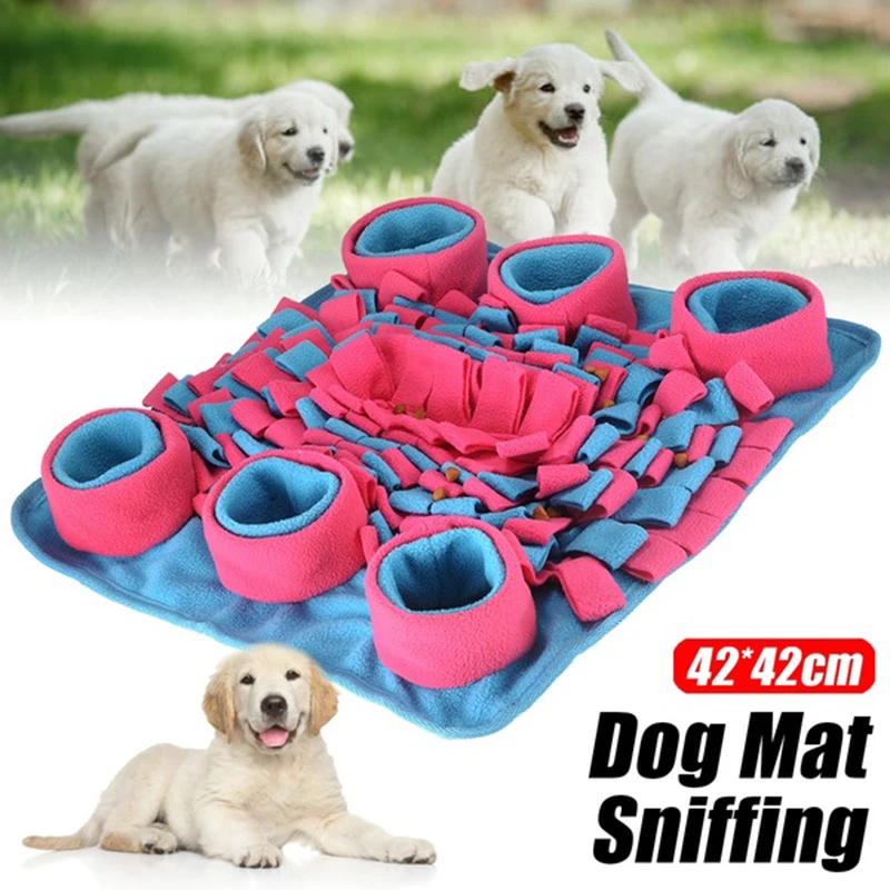 Dog Sniff Training Mat Smell Pad Food Slow Feeding Release Stress Pet Blanket Relieve Stress