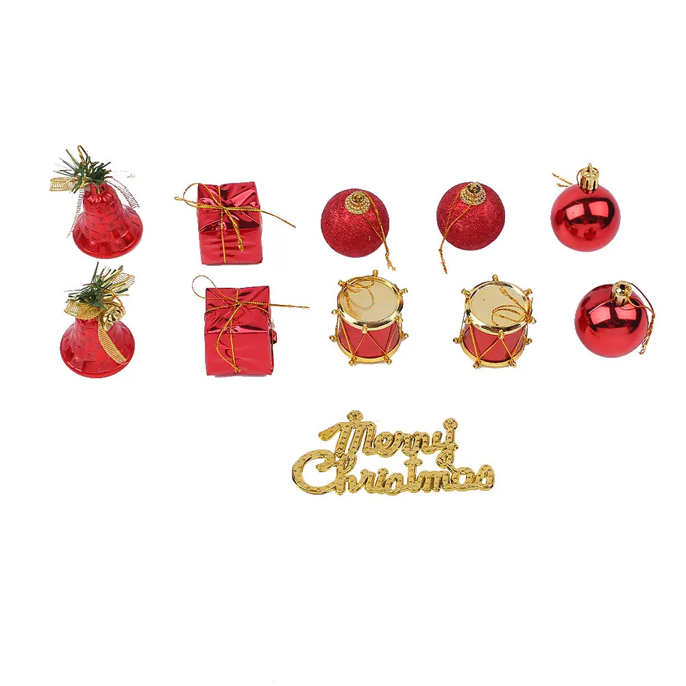 32PCS/Box Christmas Tree Hanging Decoration Pendants Ball Decors Creative