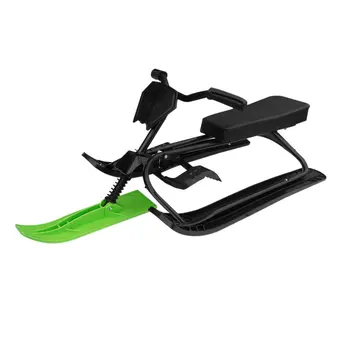 

Household Snow Racer with Safe Brake Snow Sled Snowmobile with Anti-slip Handle Bar Ride On Snow Grass Sand Scooter 09A
