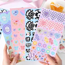 

INS Sweet Newsletter Series Stickers Deco Manual Photo Frame Album Scrapbook Material DIY Stationery Stickers Art Supplies