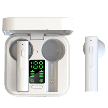 

Air6 Plus Earphones TWS Wireless Bluetooth Headphones Solar Charging Earbuds ligent LED Display Contact Control