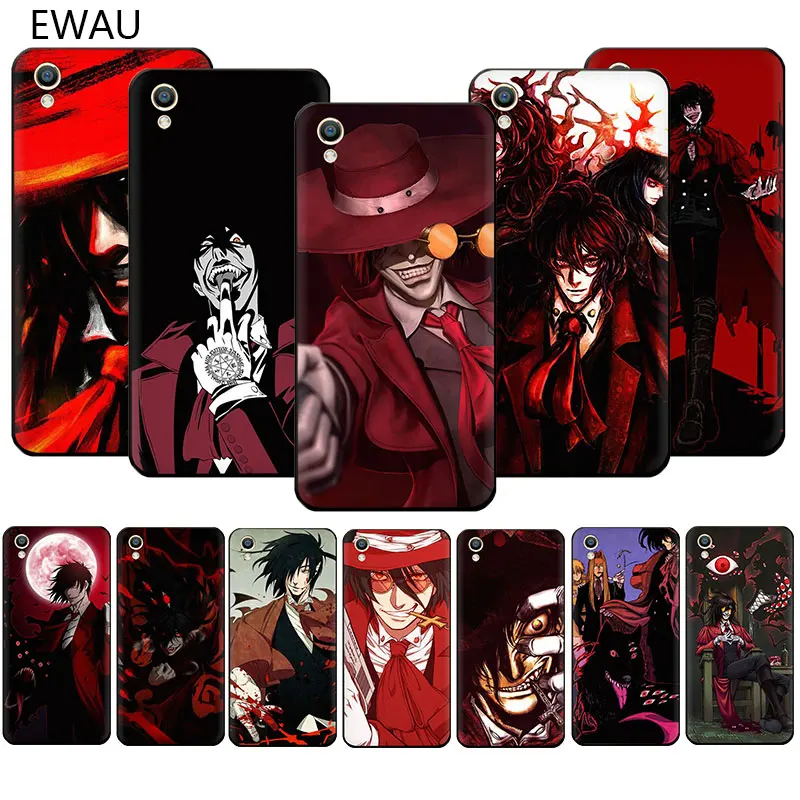 

EWAU Anime Hellsing Alucard soft TPU phone case for OPPO R17 R15 F11 Pro R11 R9 S A77 A73 A83 A7 A37 A59 A5