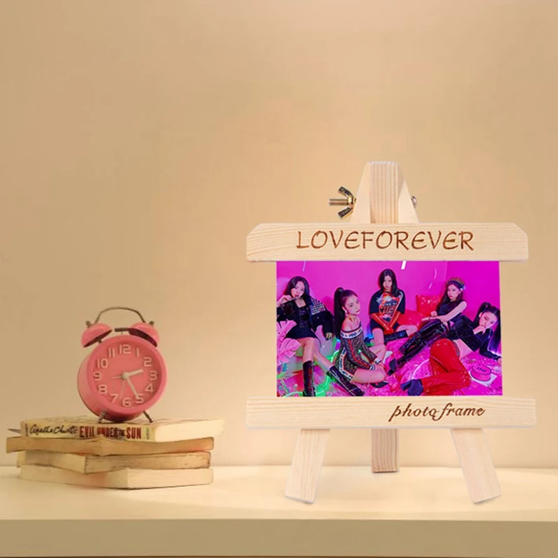 1 шт. ITZY Mini Artist деревянный мольберт деревянные Свадебные настольные таблички Стенд Дисплей Держатель для вечерние украшения 15*8 см Triange мольберт