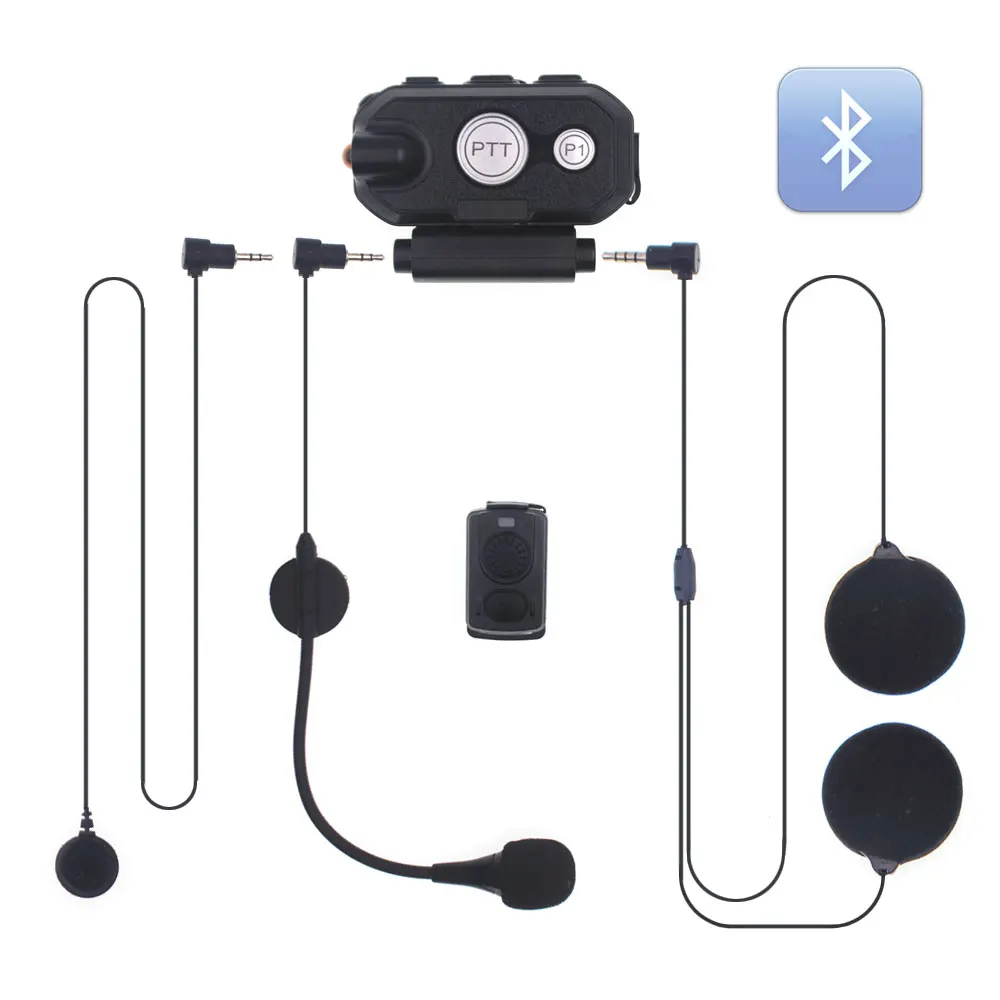 Hands-free PTT Headset Helmet Wireless Headphones HB880 For Motorcycle Helmet Locomotive Helmet Headset Two Way Radio