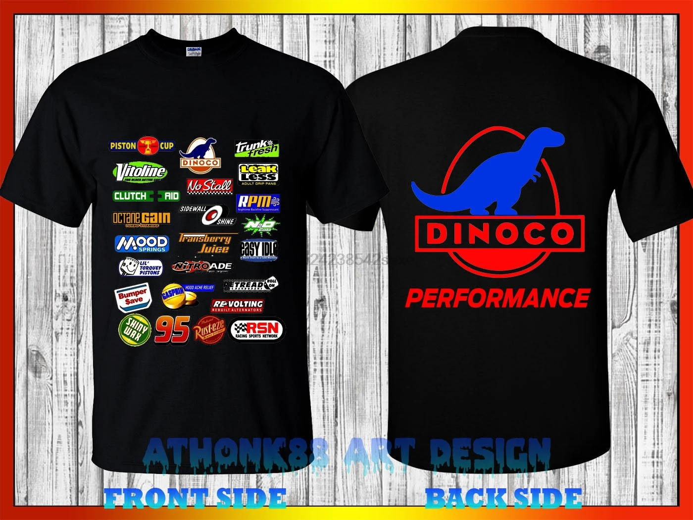 Dinoco Mobil 3 Kinerja T shirt Mobil 3 