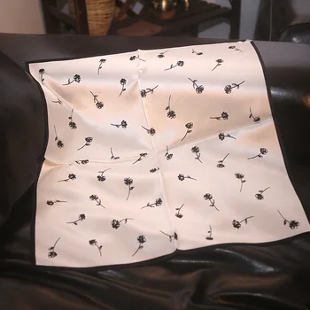 

New silk scarf "one flower" silk scarf scarf silk scarf 100% mulberry silk professional/commuter style