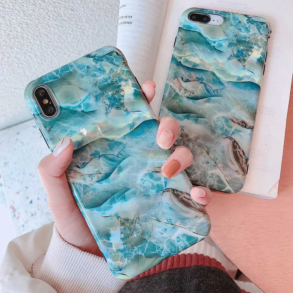 

KISSCASE Marble Phone Case For iPhone 7Plus 8Plus 7 8 Case Cover Capa TPU Shockproof Phone Case For iPhone X XS XR XS MAX Fundas