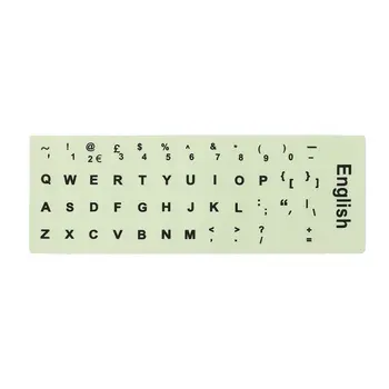 

Fluorescent Keyboard Stickers Luminous Waterproof Keyboard Protective Film LX9A