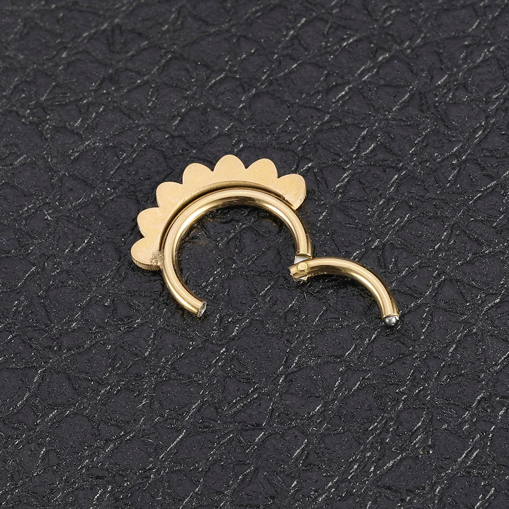 1PC 16G Stainless Steel CZ Nose Ring Stud Septum Ear Tragus Cartilage Daith Piercing Earrings Helix Conch Piercings Body Jewelry