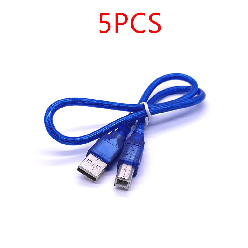 Câble USB 2.0 A vers B mâle, 5x50cm, pour imprimante Canon, Brother,  Samsung, Hp, Epson, bleu, 1,5ft | AliExpress