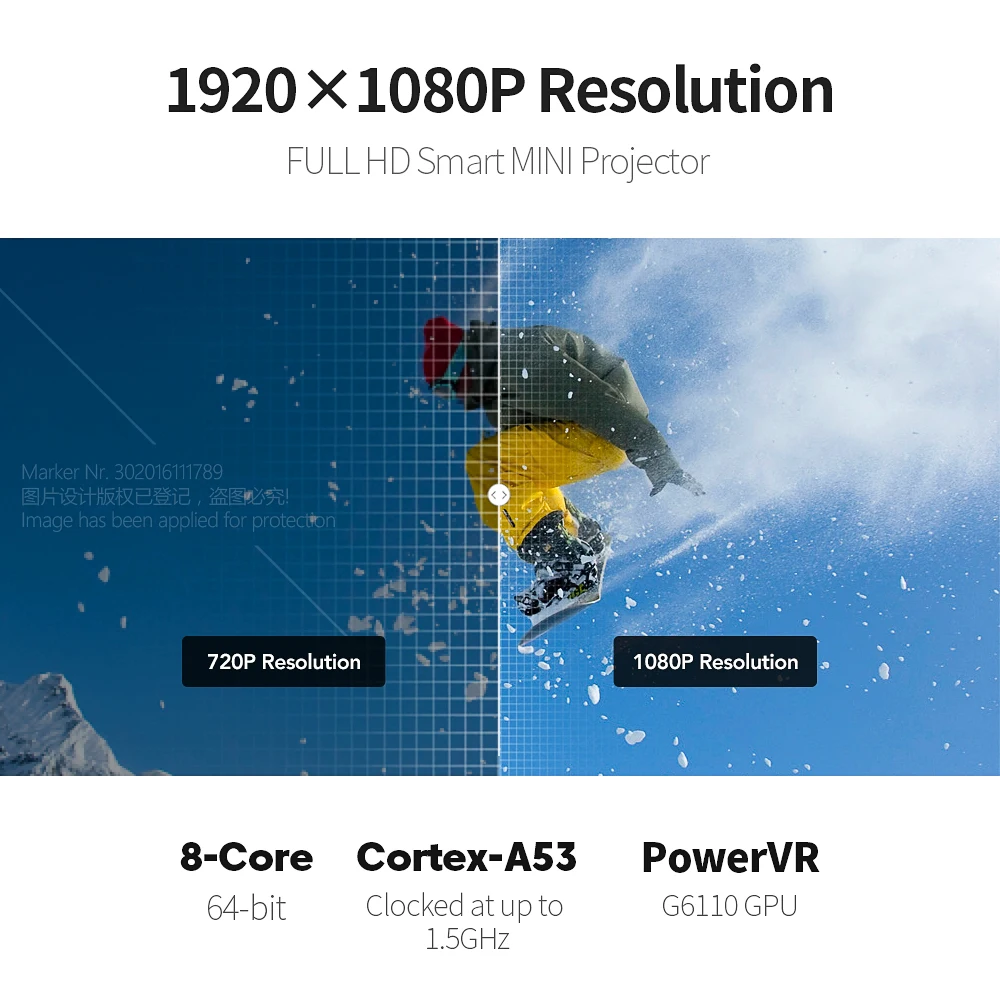 AUN pełny projektor HD DLP D9, Android 7.1 (2G + 16G) bateria 4000 mAh, 5G WIFI, MINI projektor 3D, przenośny Beamer na zewnątrz AUN pełny projektor HD DLP D9, Android 7.1 (2G + 16G) bateria 4000 mAh, 5G WIFI, MINI projektor 3D, przenośny Beamer na zewnątrz