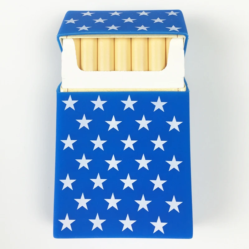 Силиконовый чехол для сигарет Футляр 20 женщин сигарет|cigaret case|pitillera de siliconacigaret box |