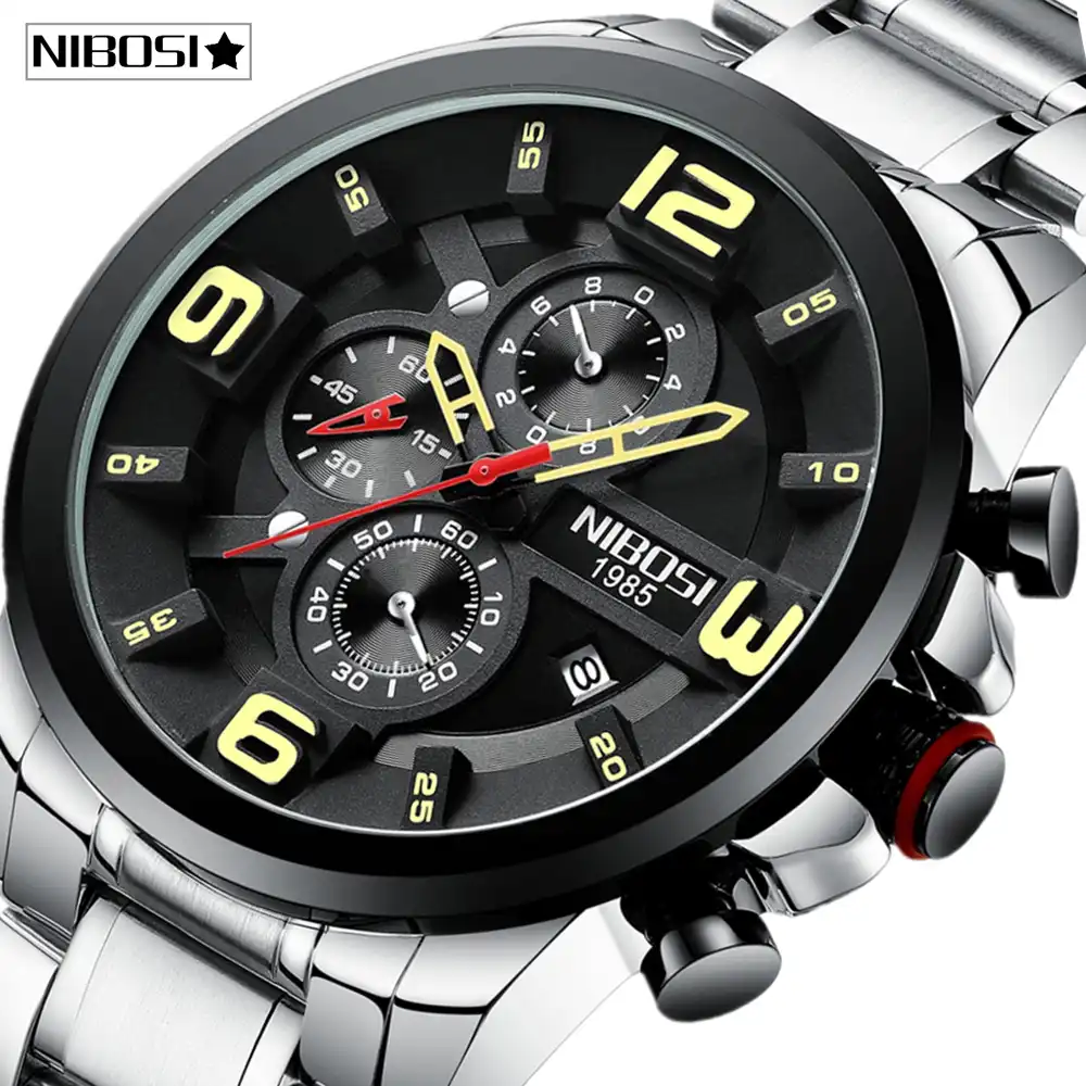 nibosi men's watches luxury