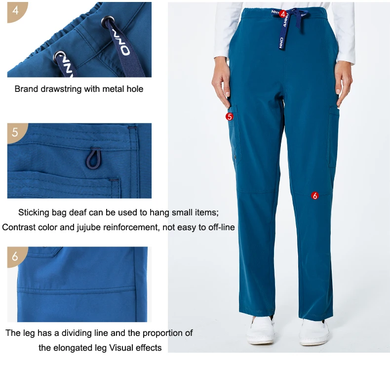 ANNO Nurse Uniform Non Stick Hair fabric Pet Hospital Clothes Medical Scrubs Set Doctor Suit Surgical Gown New Cloth