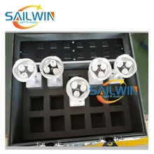 Новое поступление 3*3W Перезаряжаемые зум светодиодный мини мыть перемещение головы Батарея ИК-пульт дистанционного управления Беспроводной светодиодный Светодиодный фонарь с узким лучом для ди-Джея свет для сцены парти освещения с кейс