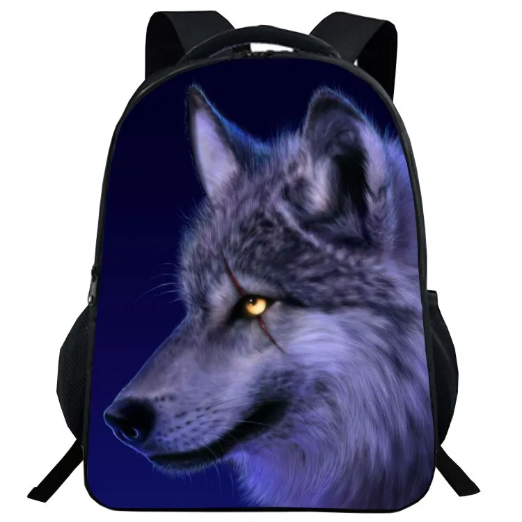 8 Школьный рюкзак lue Wolf для подростков, мальчиков и девочек, детская школьная сумка, набор студенческих книг, сумки Mochila Escolar - Цвет: 8
