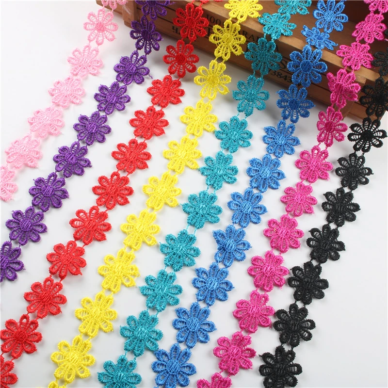 Лента кружевная для одежды и свадебных платьев 2 ярда/партия 25 мм | Дом сад