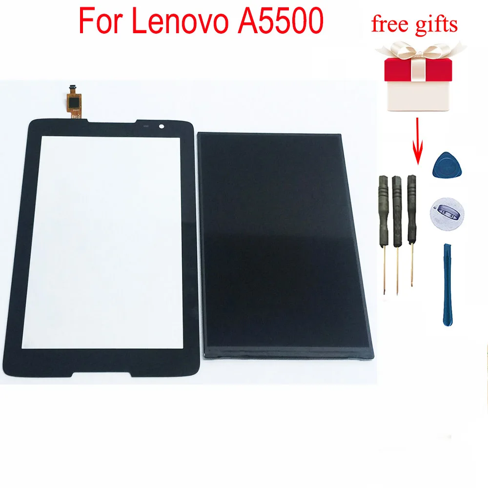 Для lenovo A5500 ЖК-дисплей Дисплей дигитайзер Сенсорная панель экрана для замены для lenovo IdeaTab A5500F A5500-H A5500-HV A8-50