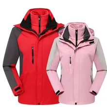 Женская зимняя куртка для походов на открытом воздухе, женские водонепроницаемые утепленные флисовые лыжные куртки