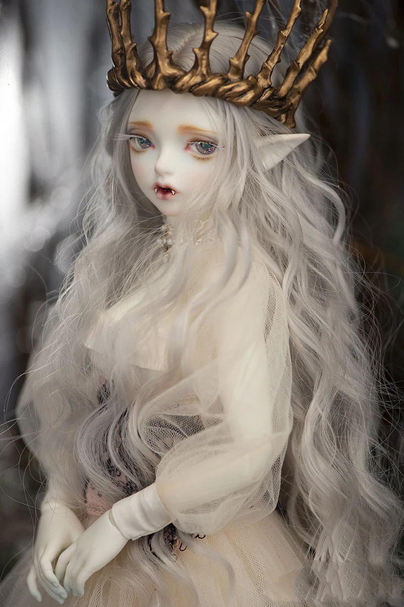 Stenzhorn BJD кукла 1/4 Кукла Hwayu вампира, бело-серые шарнир куклы глаза