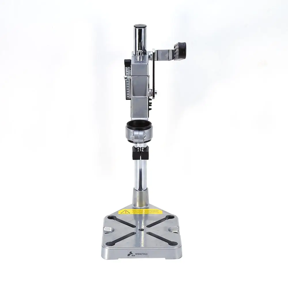 Adjustment Drill Press Stand Tool Work Pillar Pedestal Clamp for Drilling Collet Scale with Stop Added Functionality|Тиски| |