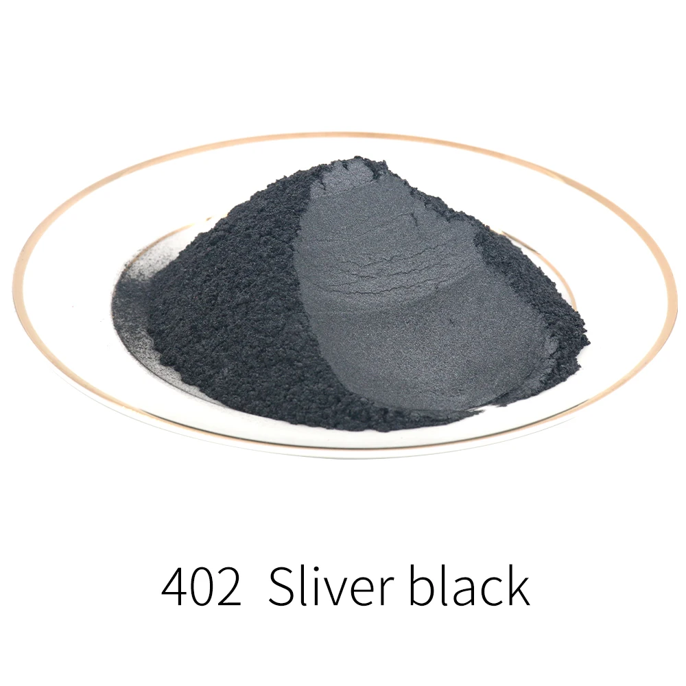 Pearl Powder Coating Natural Mineral Mica Dust Type 402 Pearlized Pigment DIY Dye Colorant 10/50g for Soap Eye Shadow Cars Craft