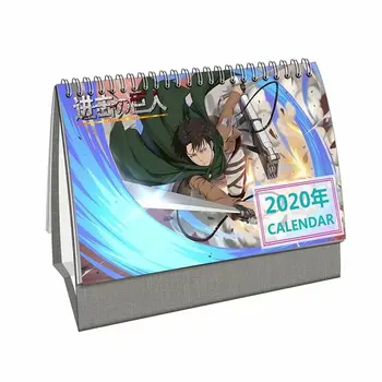 

Attack on Titan Hot Anime Cartoon character DIY calendar 2020 Year Daily Coil Schedule Planner Desk calendar Table calendar