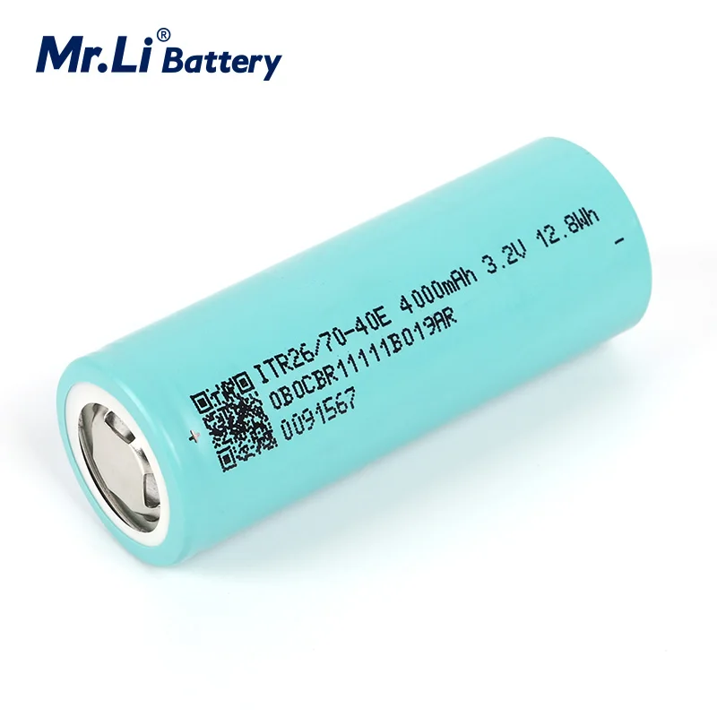 5c para E-bike de Alta Lifepo4 Bateria Recarregável 3c Descarga Contínua Max Potência Hid Luz Solar 26650 Mr. li 3.2v 26700 4000mah - Image 5