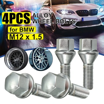 

4/16/20PCS M12x1.5mm Car Wheel Nut Bolt Lug Stud Alloy For BMW 3-series E21 E30 E36 E46 E90 E92 E93