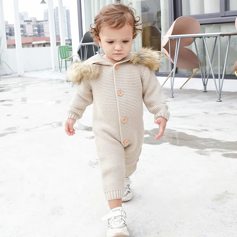 Ropa bebe recien nacido/Зимний комбинезон для мальчиков и девочек; комбинезон; одежда для маленьких девочек; модный детский комбинезон;