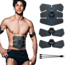 EMS Muscle Stimulator Abdominal Hip Trainer Electric Vibrate Massager Fitness Massage Weight Loss Body Slimming Belt Unisex