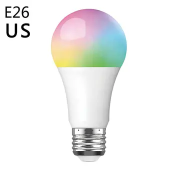 

10W WiFi Smart Light Bulb RGB Colorful Light LED E27 E26 WiFi Bulbs Compatible with Amazon Alexa Google Home Smartphone