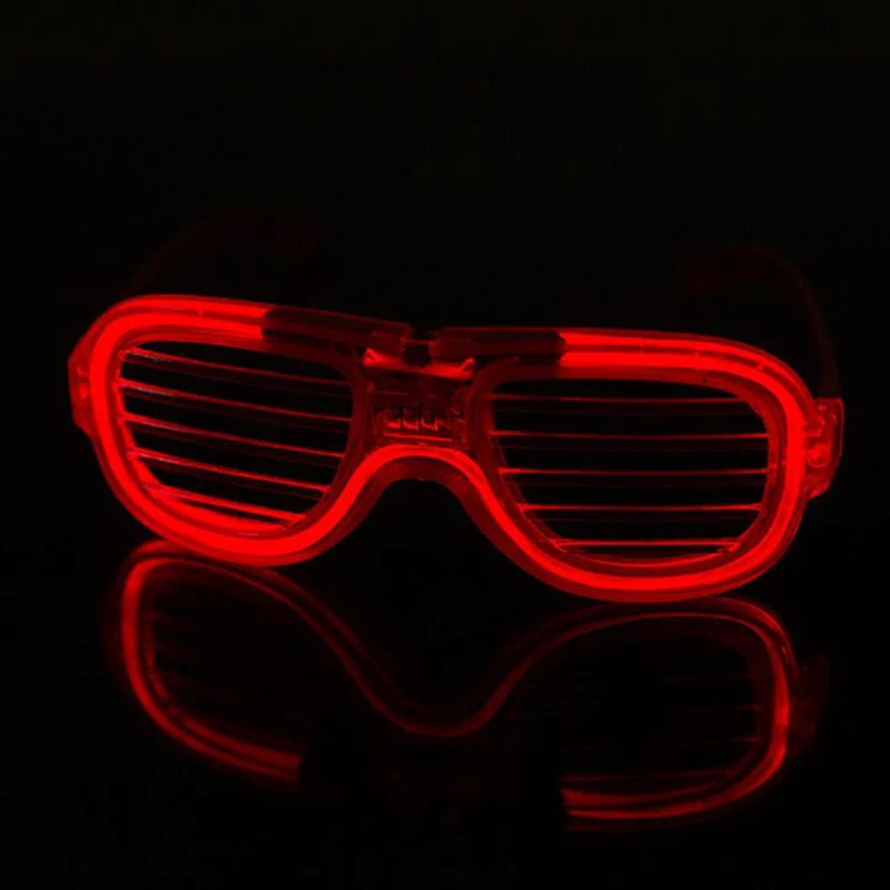 LED Glasses Luminousglasses Neon Activing Props Glowing Atmosphere Fun Flashing Light Luminous Bright Gifts Bril Xmas Party