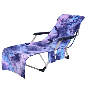 

Beach Towels Portable Beach Pool Sun Lounge Chair Cover Bath Towel Bag 2 Pocket Patio Chaise Lounge Chair Covers Outdoor Towel B
