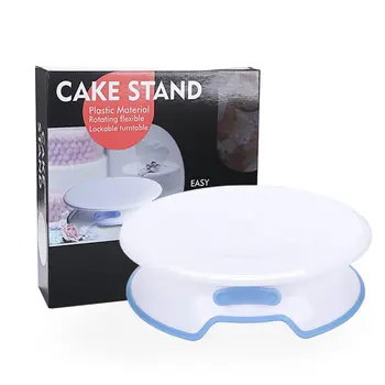 

Cake Framed Flower Table Lightweight Solid Cake Turntable Eco-Friendly Plastic Rotating Diy Framed Flower Turntable