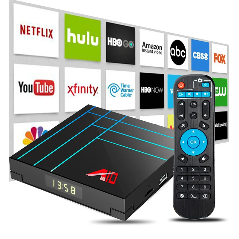 Smart tv Box Android 9 0 приставка 4K RK3318 четырехъядерный пятиядерный Mali 450 RKMC медиаплеер 4G