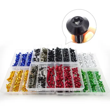 

Motocycle accessories Moto Full Fairing Bolt Kits For bajaj pulsar 200 ns dominar 400 aprilia rs 125 bmw r1150gs Screws Set Nuts